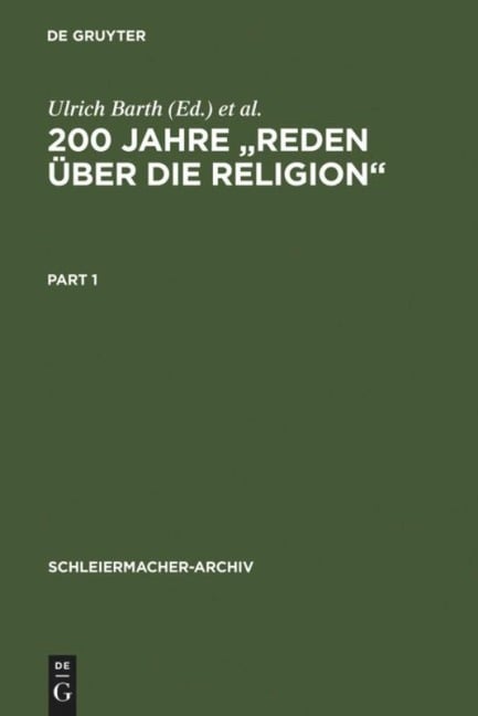 200 Jahre "Reden über die Religion" - 