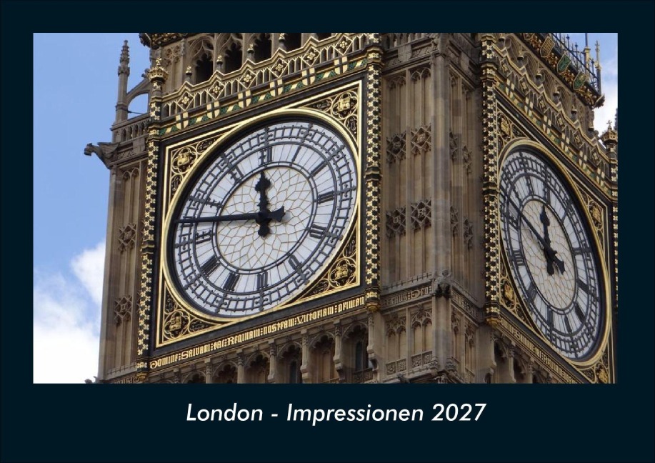 London - Impressionen 2027 Fotokalender DIN A4 - Tobias Schmitt, Kevin Heber