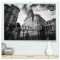 Madrid - Schwarz-Weiß Impressionen (hochwertiger Premium Wandkalender 2024 DIN A2 quer), Kunstdruck in Hochglanz - Dirk Meutzner