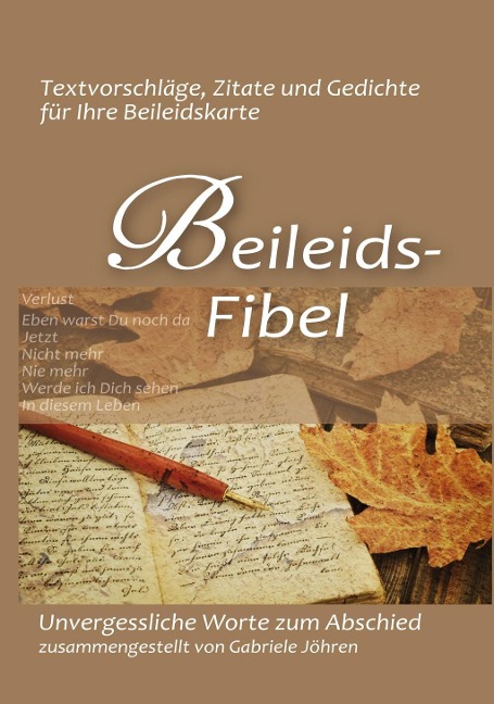 Beileidsfibel - Gabriele Jöhren