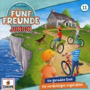 Cover-Bild zum Titel 'Folge 11: Die geraubte Rose/Die verdächtigen Vogelzähler' von 'Fünf Freunde'