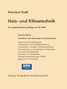 Cover-Bild zum Titel 'Heiz- und Klimatechnik' von 'Hermann Rietschel, Wilhelm Raiss, Hubertus Protz'