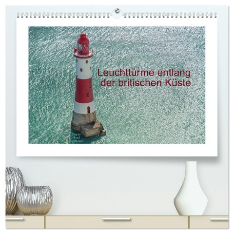 Leuchttürme entlang der britischen Küste (hochwertiger Premium Wandkalender 2025 DIN A2 quer), Kunstdruck in Hochglanz - Giuseppe Di Domenico