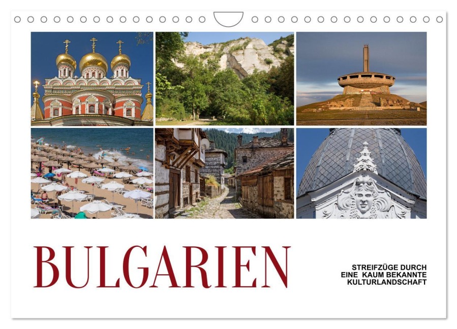 Bulgarien - Streifzüge durch eine kaum bekannte Kulturlandschaft (Wandkalender 2026 DIN A4 quer), CALVENDO Monatskalender - Christian Hallweger
