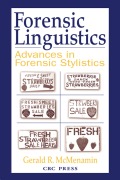 Cover-Bild zum Titel 'Forensic Linguistics' von 'Gerald R. McMenamin'