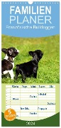 Familienplaner 2024 - Französische Bulldoggen mit 5 Spalten (Wandkalender, 21 x 45 cm) CALVENDO - Heike Hultsch