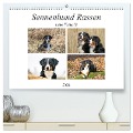 Sennenhund Rassen (hochwertiger Premium Wandkalender 2024 DIN A2 quer), Kunstdruck in Hochglanz - SchnelleWelten SchnelleWelten