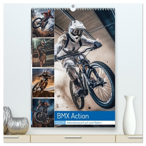 BMX Action (hochwertiger Premium Wandkalender 2025 DIN A2 hoch), Kunstdruck in Hochglanz - Steffen Gierok-Latniak
