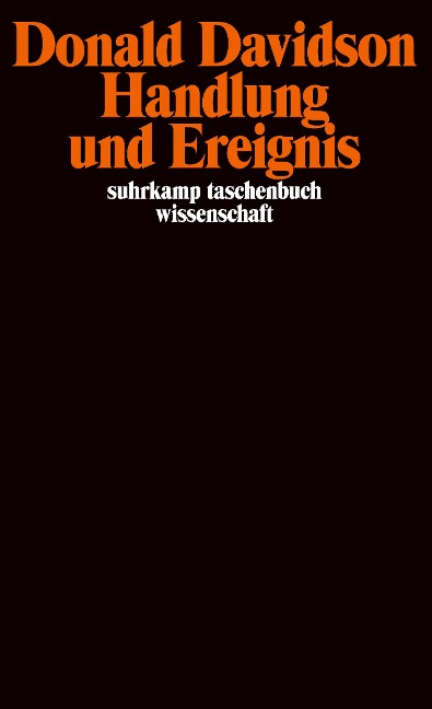 Handlung und Ereignis - Donald Davidson