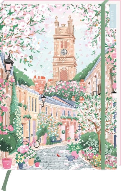 myNOTES Papeterie: Notizbuch A4 Simply, Katy - Spring Lane - 