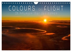 Cover-Bild zum Titel 'Colours of Flight - Stimmungen über den Wolken (Wandkalender 2026 DIN A4 quer), CALVENDO Monatskalender' von 'Denis Feiner'