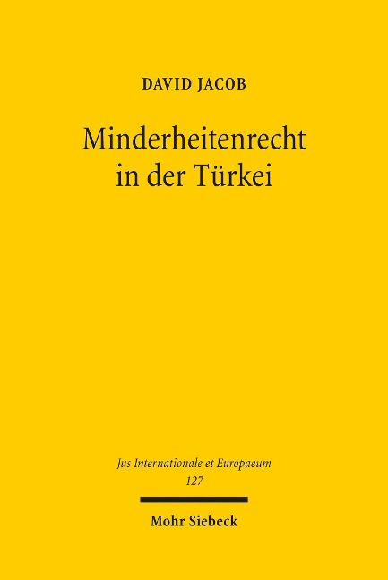 Minderheitenrecht in der Türkei - David Jacob