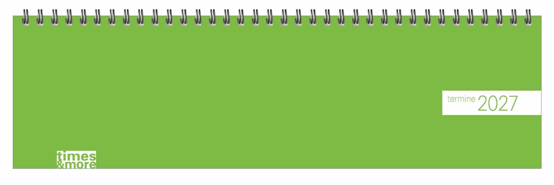 times&more Grün Wochenquerplaner 2027 - 