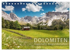 Cover-Bild zum Titel 'Dolomiten - Traumhafte Berglandschaften (Tischkalender 2026 DIN A5 quer), CALVENDO Monatskalender' von 'Patrick Rosyk'