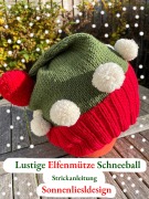 Cover-Bild zum Titel 'Lustige Elfenmütze Schneeball' von 'Liesl Sonnenliesldesign'
