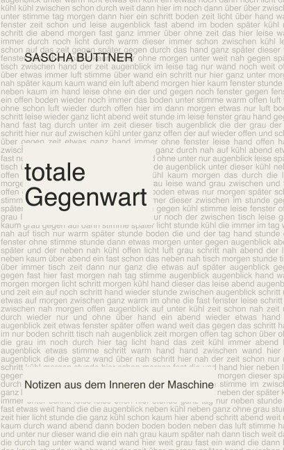 totale Gegenwart - Sascha Büttner