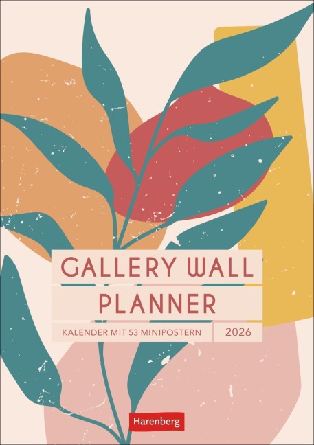 Gallery Wall Planner Wochenplaner 2026 - Kalender mit 53 Minipostern - 