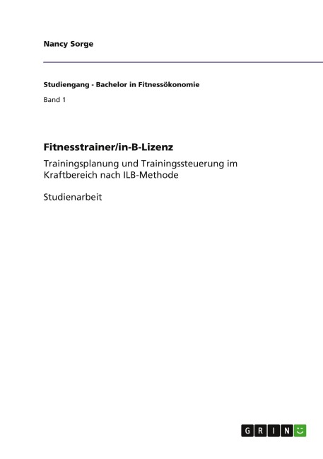 Fitnesstrainer/in-B-Lizenz - Nancy Sorge