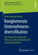 Cover-Bild zum Titel 'Konglomerate Unternehmensdiversifikation' von 'Mark Alexander Müller'
