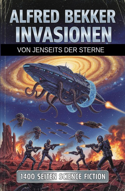 Invasionen von jenseits der Sterne: 1400 Seiten Science Fiction - Alfred Bekker