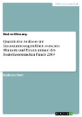Cover-Bild zum Titel 'Quantitative Analysen zur Einkommensungleichheit zwischen Männern und Frauen anhand des Sozioökonomischen Panels 2009' von 'Nadine Bliedung'