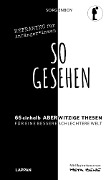 Cover-Bild zum Titel 'So gesehen!' von 'Sorgenboy'