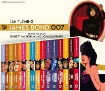 Cover-Bild zum Titel 'James Bond Gesamtbox 2: Schuber gefüllt mit den Bänden 15-29 plus dem Filmroman Goldeneye' von 'John Gardner, Robert Markham'