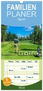 Familienplaner 2024 - Passion Golf mit 5 Spalten (Wandkalender, 21 x 45 cm) CALVENDO - Renate Bleicher