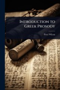 Cover-Bild zum Titel 'Introduction to Greek Prosody' von 'Peter Wilson'