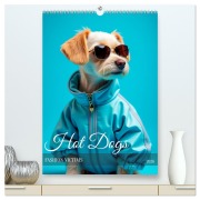 Cover-Bild zum Titel 'Hot Dogs - Fashion Victims (hochwertiger Premium Wandkalender 2026 DIN A2 hoch), Kunstdruck in Hochglanz' von 'Sell Pixs:Sell'