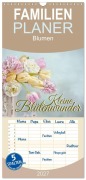 Cover-Bild zum Titel 'Familienplaner 2027 - Kleine Blütenwunder mit 5 Spalten (Wandkalender, 21 x 45 cm) CALVENDO' von 'Lizzy Pe'