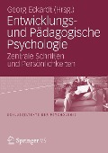 Entwicklungs- und Pädagogische Psychologie - 