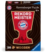 Cover-Bild zum Titel 'WOODEN Puzzle - FC Bayern München - konturgeformtes Holzpuzzle mit 300 Teilen' von ''