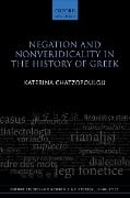 Cover-Bild zum Titel 'Negation and Nonveridicality in the History of Greek' von 'Katerina Chatzopoulou'