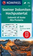 KOMPASS Wanderkarte 657 Sextner Dolomiten, Hochpustertal / Dolomiti di Sesto, Alta Pusteria 1:25.000 - 