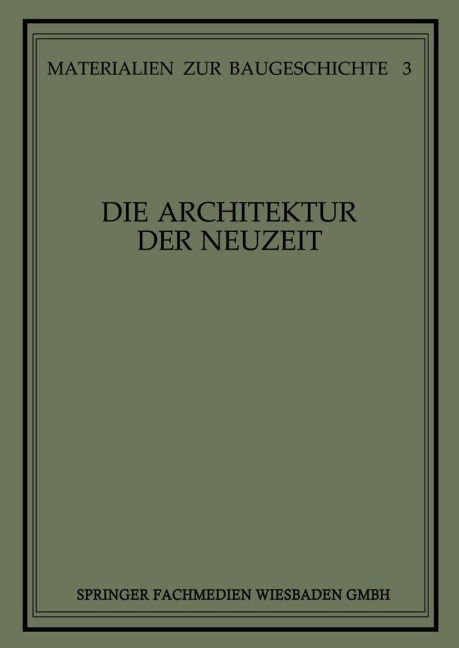 Die Architektur der Neuzeit - 