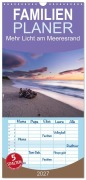 Cover-Bild zum Titel 'Familienplaner 2027 - Mehr Licht am Meeresrand mit 5 Spalten (Wandkalender, 21 x 45 cm) CALVENDO' von 'Franz Forstner'