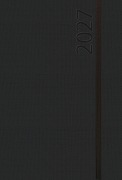Cover-Bild zum Titel 'Buchkalender Wochentimer Spirale schwarz 2027' von ''