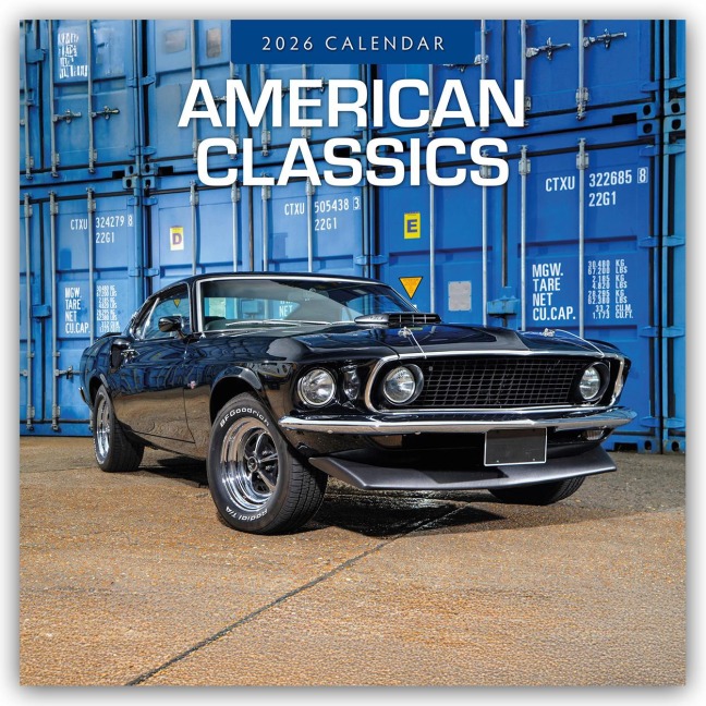 American Classic Cars - Klassische Amerikanische Autos 2026 - 16-Monatskalender - Robin Red