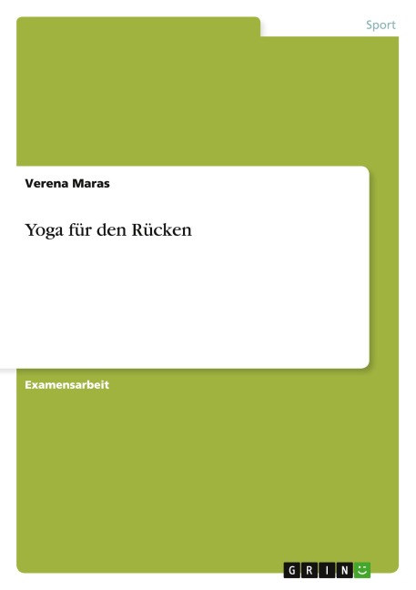 Yoga für den Rücken - Verena Maras