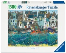 Cover-Bild zum Titel 'Erwachsenenpuzzle 1500 Teile - Wundersamer Hafen' von ''