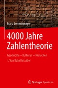 Cover-Bild zum Titel '4000 Jahre Zahlentheorie' von 'Franz Lemmermeyer'