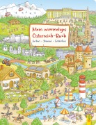 Cover-Bild zum Titel 'Mein wimmeliges Österreich-Buch' von 'Edith Thabet'
