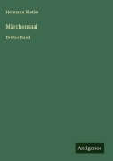 Cover-Bild zum Titel 'Märchensaal' von 'Hermann Kletke'