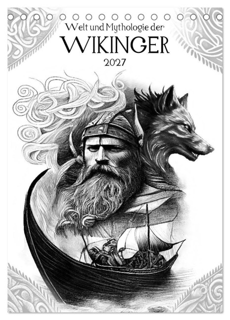 Welt und Mythologie der Wikinger (Tischkalender 2027 DIN A5 hoch), CALVENDO Monatskalender - Anja Frost