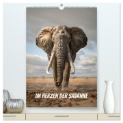 Cover-Bild zum Titel 'Im Herzen der Savanne (hochwertiger Premium Wandkalender 2026 DIN A2 hoch), Kunstdruck in Hochglanz' von 'Peter R. Stuhlmann'