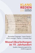 Cover-Bild zum Titel 'Mozart-Bearbeitungen im 19. Jahrhundert' von ''