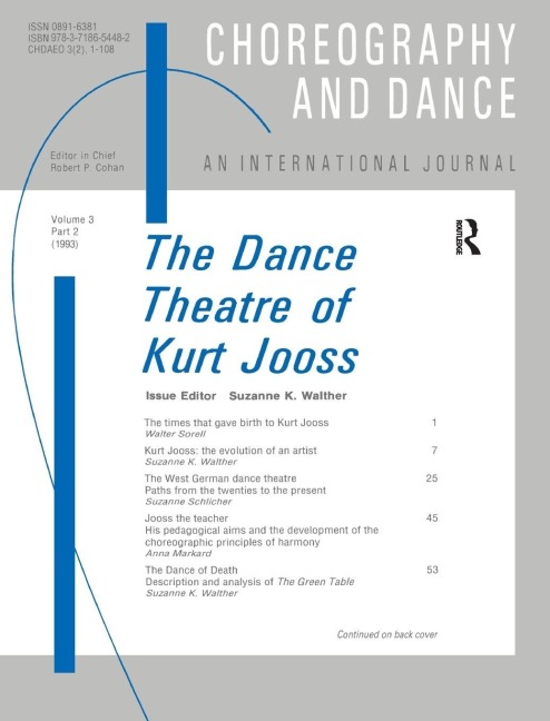 The Dance Theatre of Kurt Jooss - Suzanne Walther
