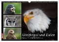 Greifvögel und Eulen (Wandkalender 2024 DIN A3 quer), CALVENDO Monatskalender - Jürgen Trimbach