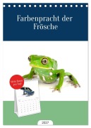 Cover-Bild zum Titel 'Tischplaner 2027 - Farbenpracht der Frösche (A5 Tischkalender zum Aufstellen) CALVENDO' von 'Benny Trapp'